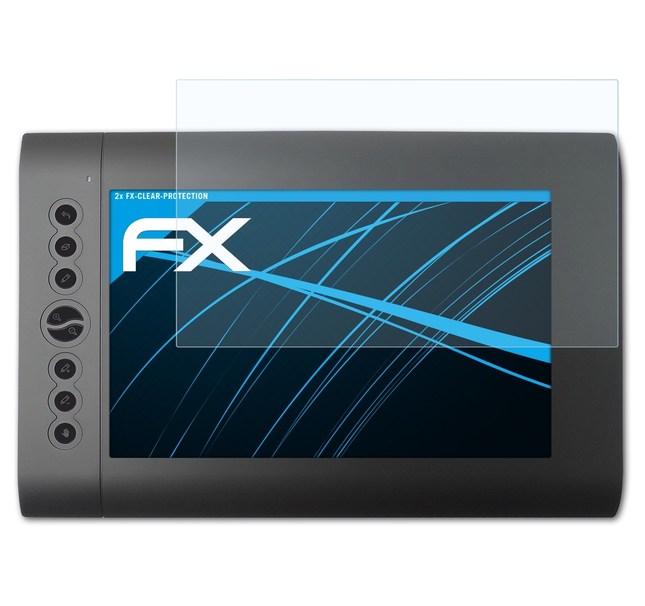 ATFOLIX 2x FX-Clear Huion H610Pro) Displayschutz(für