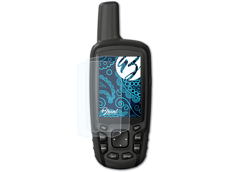 GPSMap Schutzfolie(für Garmin 64csx) 2x BRUNI Basics-Clear