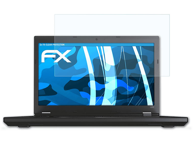 ATFOLIX 2x FX-Clear Displayschutz(für Lenovo ThinkPad L570)