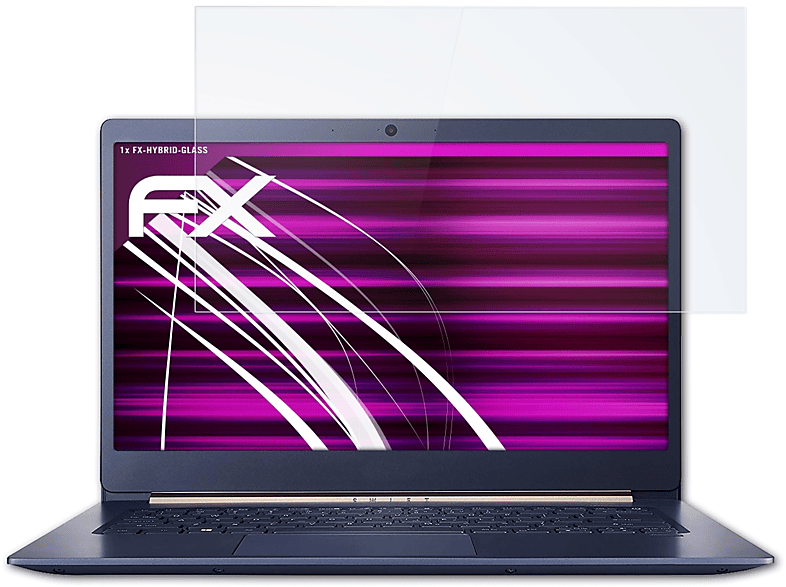 ATFOLIX FX-Hybrid-Glass Schutzglas(für (SF514-53T)) Acer 5 Swift