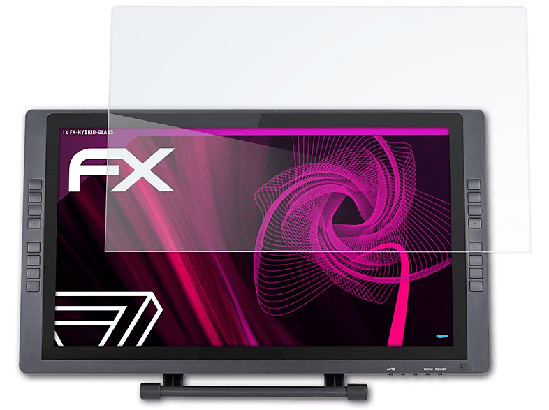 ATFOLIX FX-Hybrid-Glass Schutzglas(für 22E) Artist XP-PEN