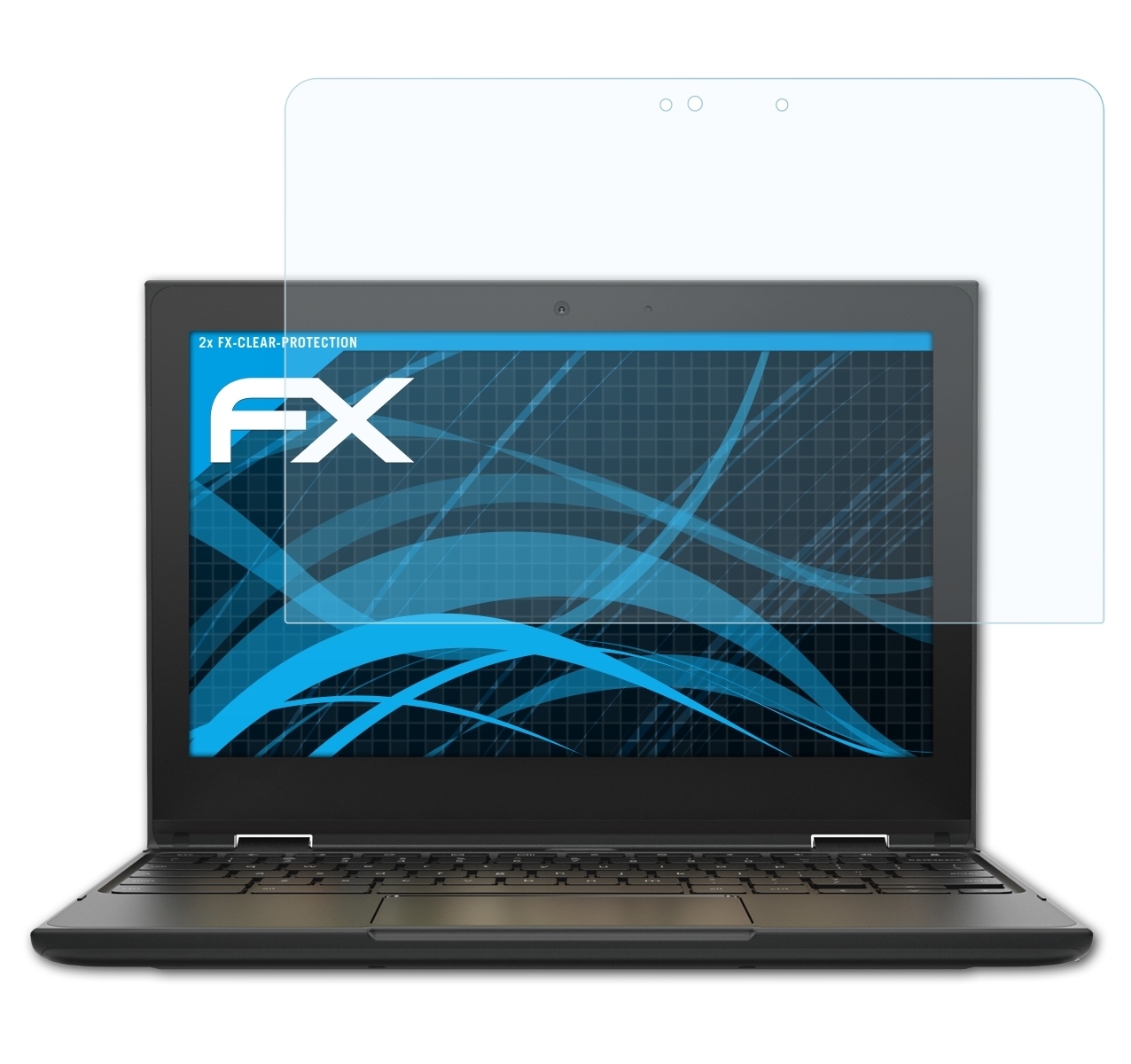 500e Chromebook ATFOLIX 2x Generation)) Displayschutz(für (1. FX-Clear Lenovo