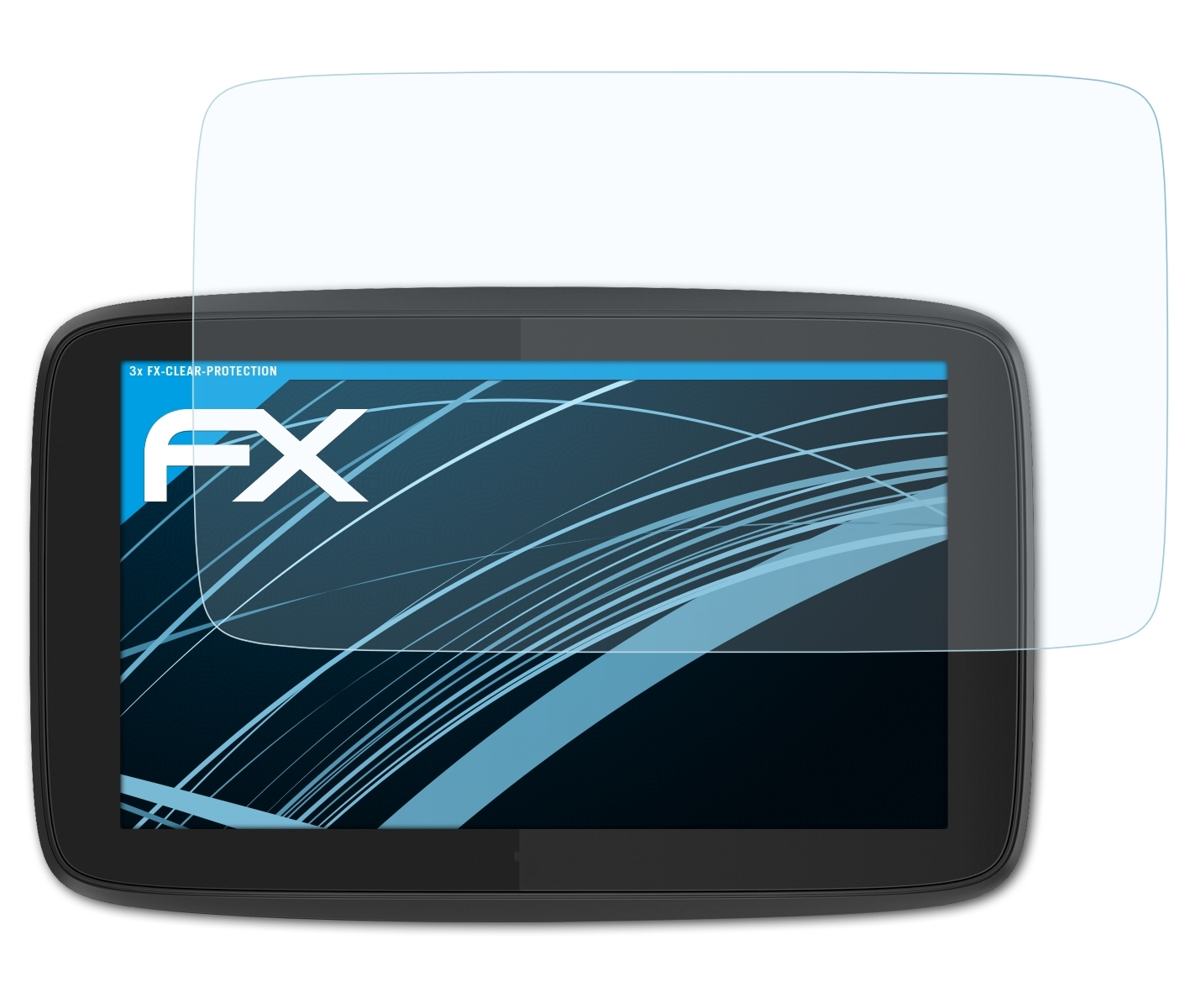 3x TomTom Pro FX-Clear 5350) Displayschutz(für ATFOLIX