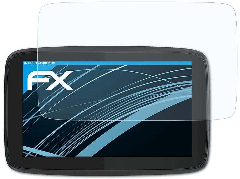 3x TomTom Pro FX-Clear 5350) Displayschutz(für ATFOLIX