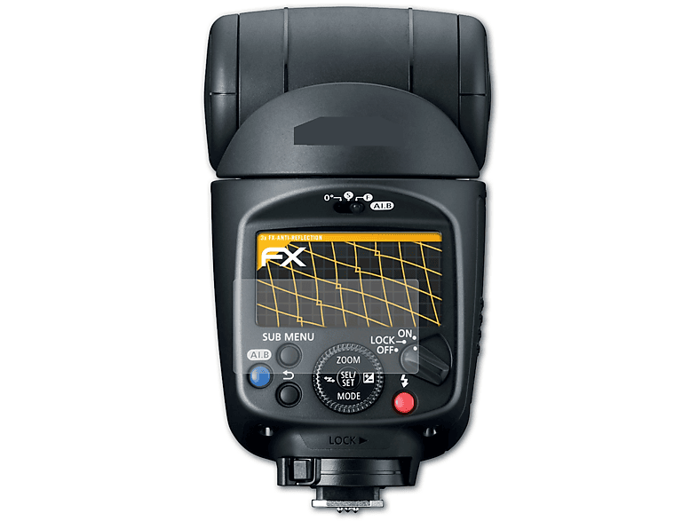 Canon FX-Antireflex 470EX-AI) Displayschutz(für Speedlite ATFOLIX 3x