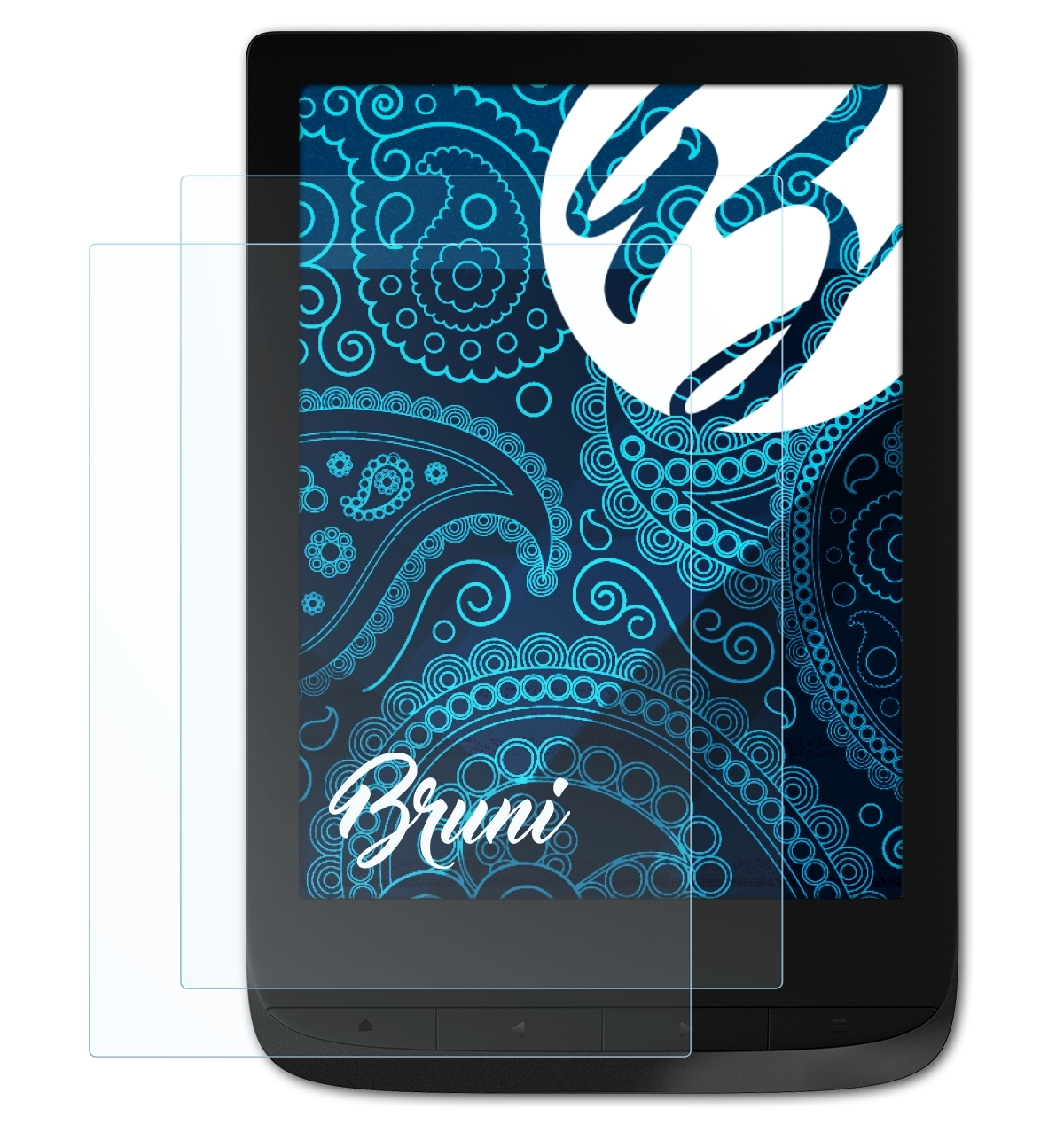 Basics-Clear Lux Touch PocketBook 2x BRUNI 4) Schutzfolie(für