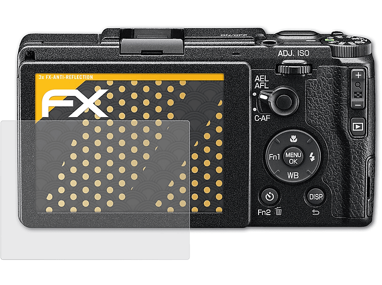 ATFOLIX 3x FX-Antireflex Displayschutz(für Ricoh GR III)