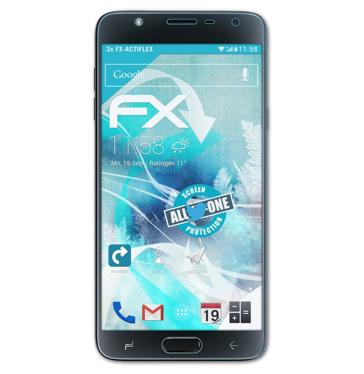 Samsung Galaxy 3x FX-ActiFleX Duo) Displayschutz(für J7 ATFOLIX