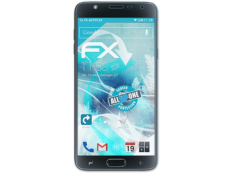 ATFOLIX 3x FX-ActiFleX Displayschutz(für Samsung Galaxy J7 Duo)