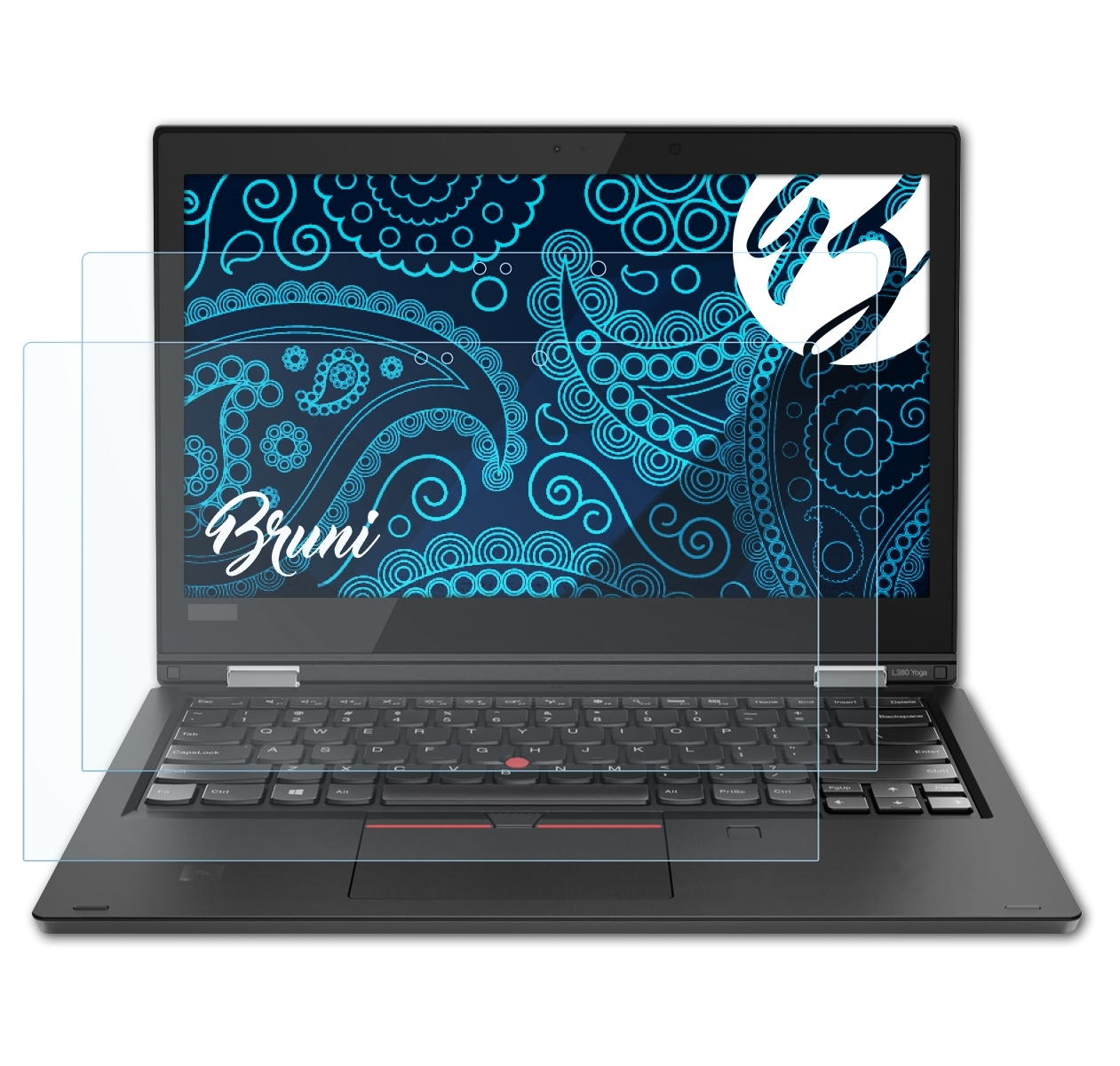 BRUNI 2x Basics-Clear ThinkPad Yoga) Lenovo Schutzfolie(für L380