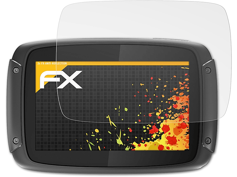 ATFOLIX 3x FX-Antireflex Displayschutz(für TomTom Rider 550)