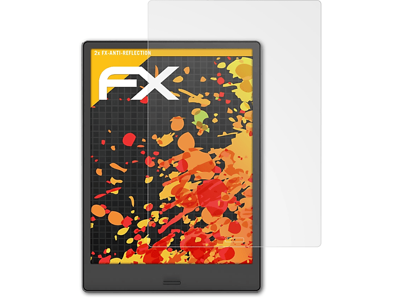 ATFOLIX 2x FX-Antireflex Displayschutz(für BOOX Note Pro)