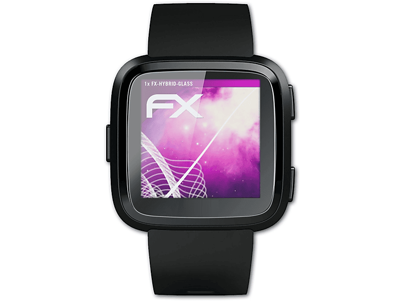 ATFOLIX Schutzglas(für Versa) Fitbit FX-Hybrid-Glass