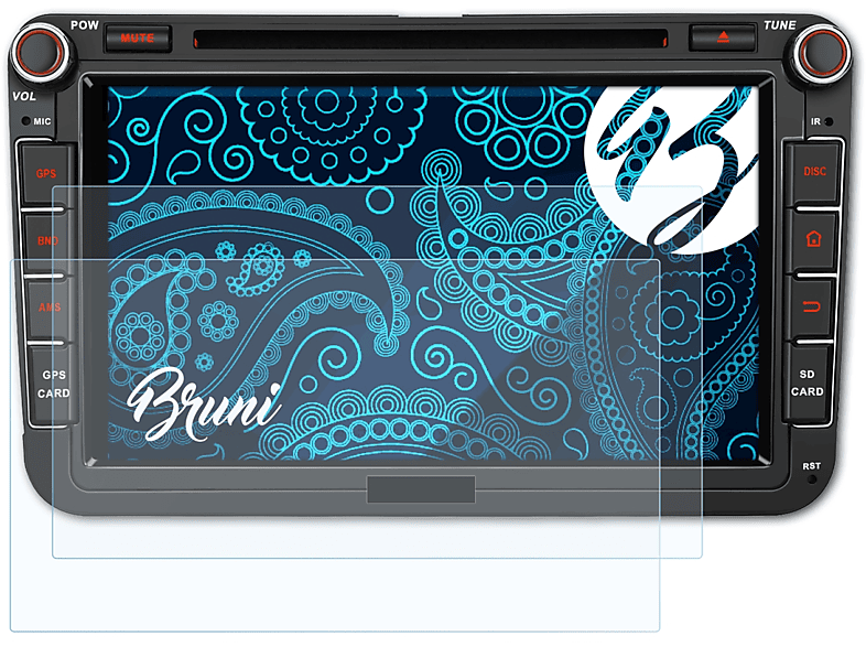 BRUNI 2x Basics-Clear Schutzfolie(für Pumpkin 0373B-New 8 Inch)