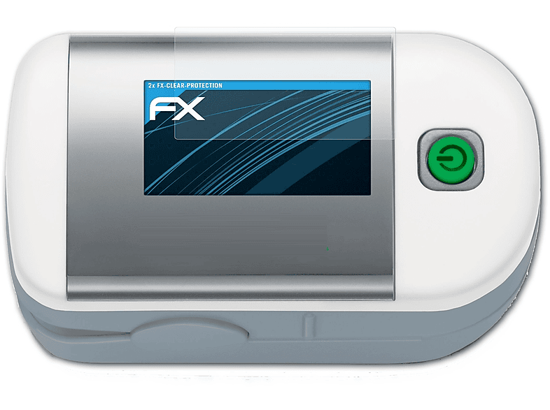 ATFOLIX 2x FX-Clear Displayschutz(für Medisana PM 100)