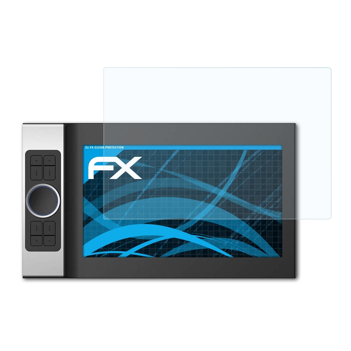 Displayschutz(für (Medium)) Pro XP-PEN 2x FX-Clear ATFOLIX Deco