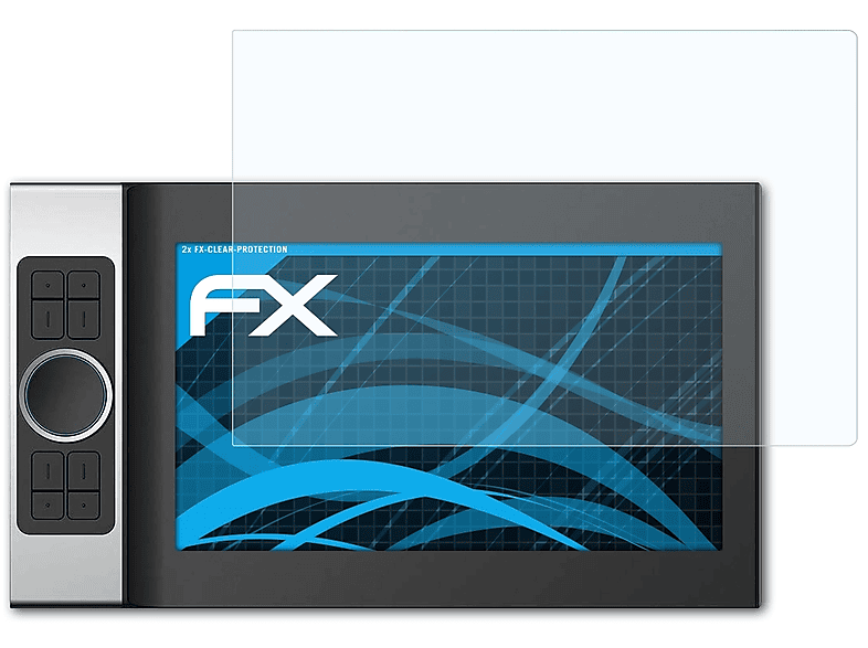 ATFOLIX 2x FX-Clear Displayschutz(für XP-PEN Deco Pro (Medium))