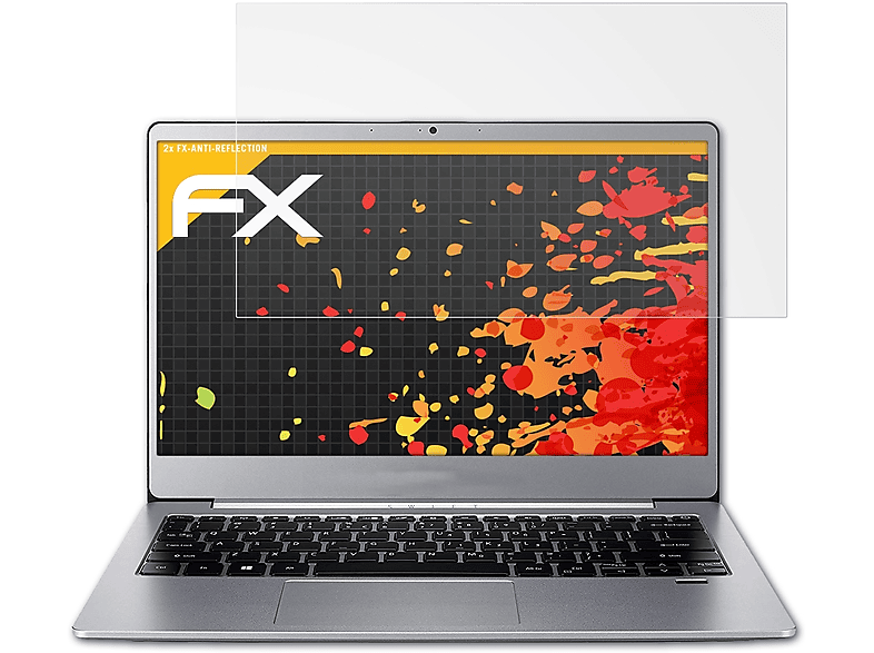 ATFOLIX 2x FX-Antireflex Displayschutz(für Acer Swift 3 (SF313-51))