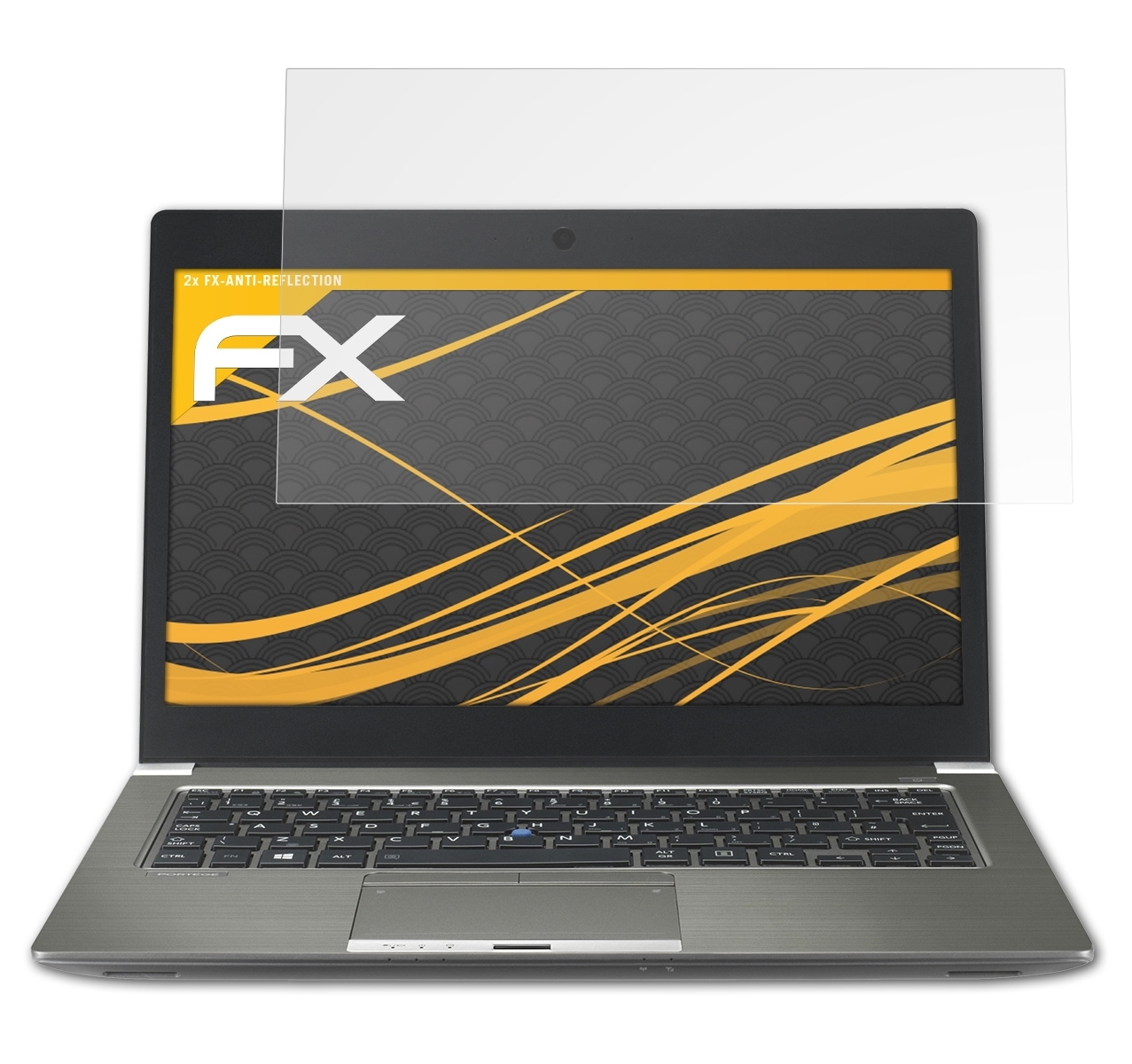 ATFOLIX 2x FX-Antireflex Displayschutz(für Toshiba Z30) Portege