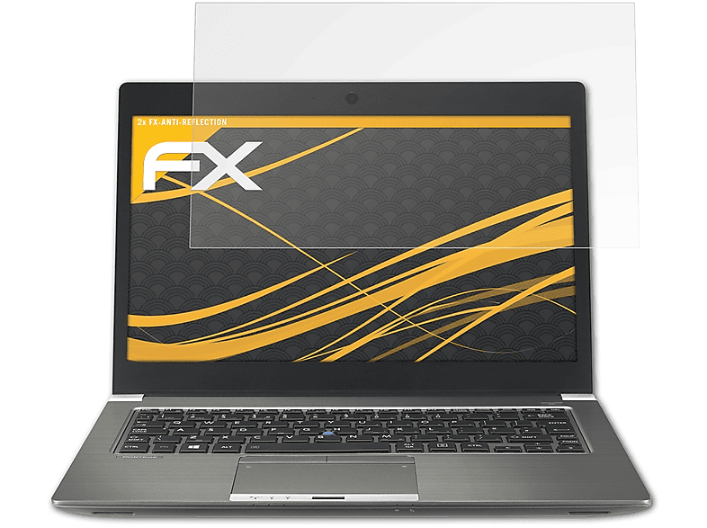 ATFOLIX 2x FX-Antireflex Portege Displayschutz(für Z30) Toshiba