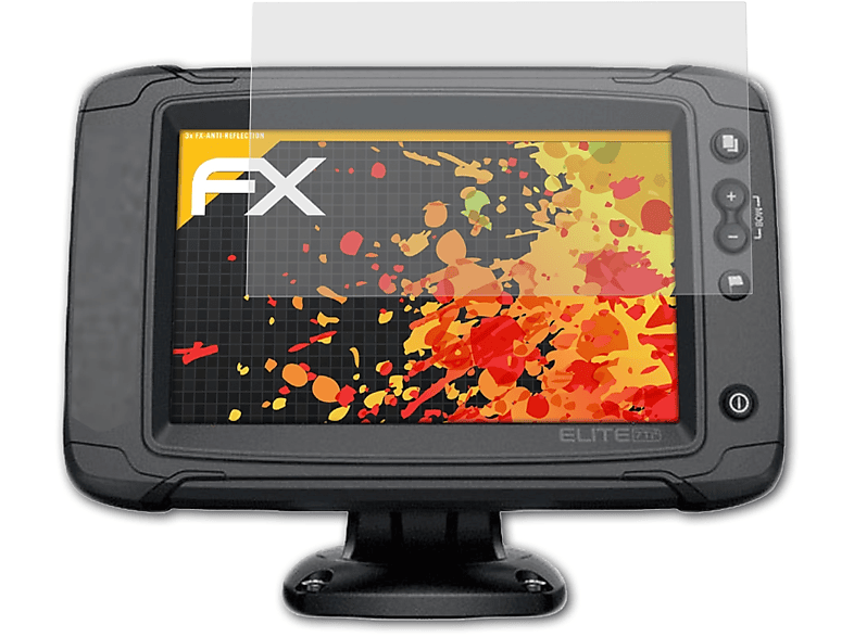 ATFOLIX 3x FX-Antireflex Displayschutz(für Lowrance Elite-7 Ti2)