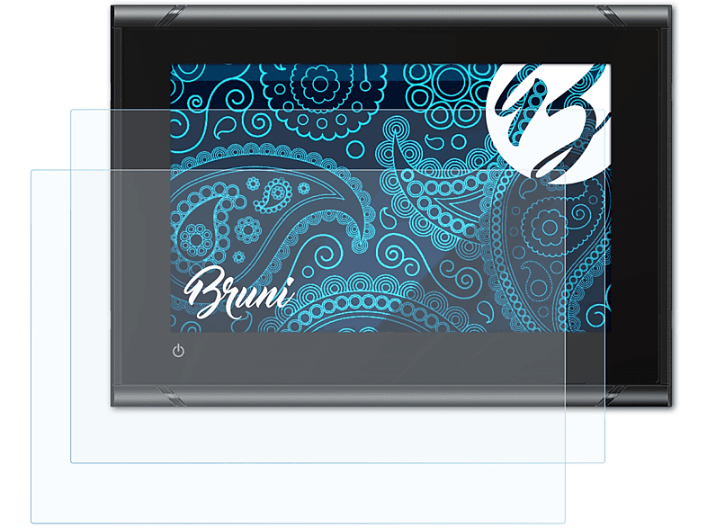 BRUNI 2x Basics-Clear Simrad GO5 Schutzfolie(für XSE)