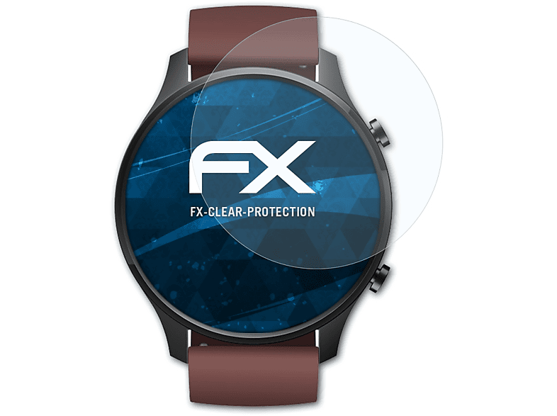 ATFOLIX 3x FX-Clear Displayschutz(für Xiaomi Mi Watch Color)