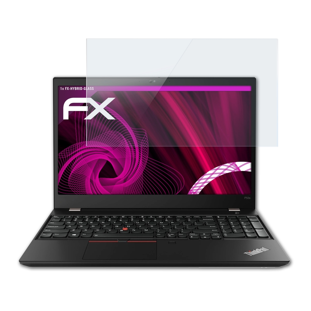 Lenovo FX-Hybrid-Glass ThinkPad P53s) ATFOLIX Schutzglas(für