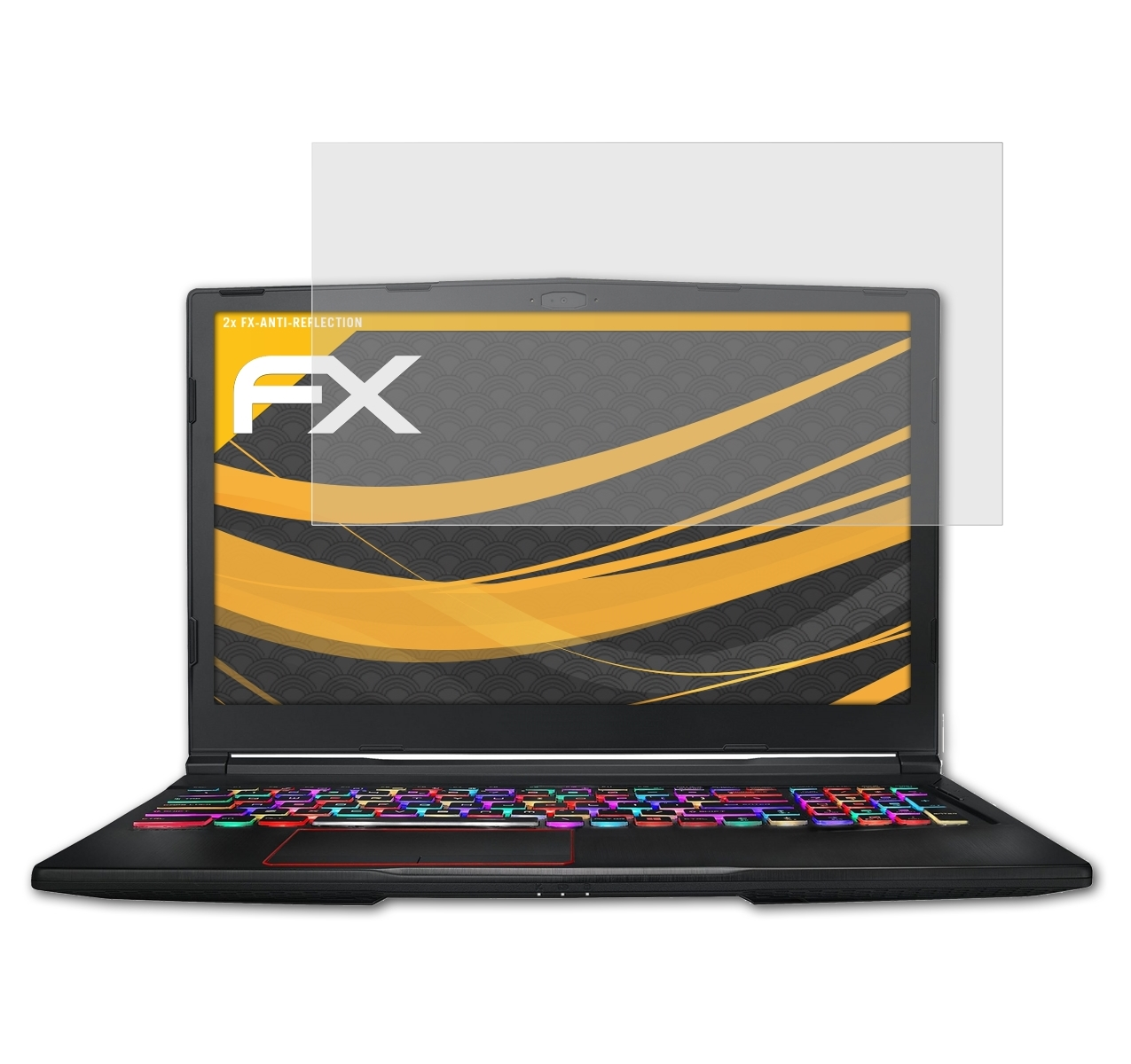 9SF-621 FX-Antireflex MSI Raide) Displayschutz(für ATFOLIX GE63 2x