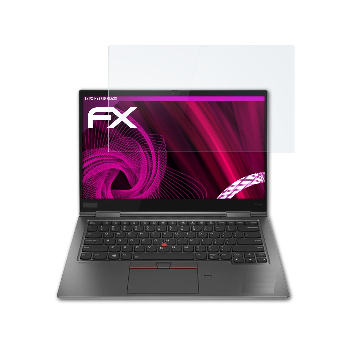 ThinkPad Lenovo ATFOLIX X1 (4rd Schutzglas(für FX-Hybrid-Glass 2019)) Gen Yoga