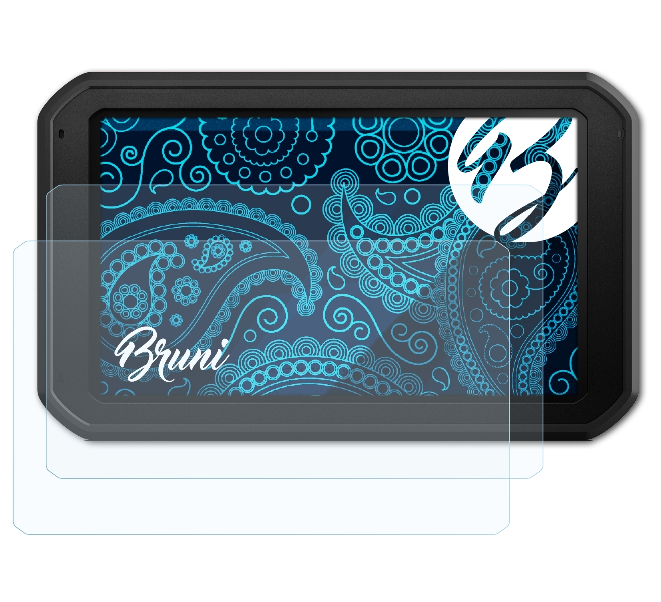 785) BRUNI Camper Garmin Basics-Clear 2x Schutzfolie(für