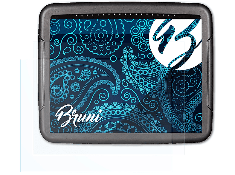 BRUNI 2x Basics-Clear Schutzfolie(für Topcon X35)
