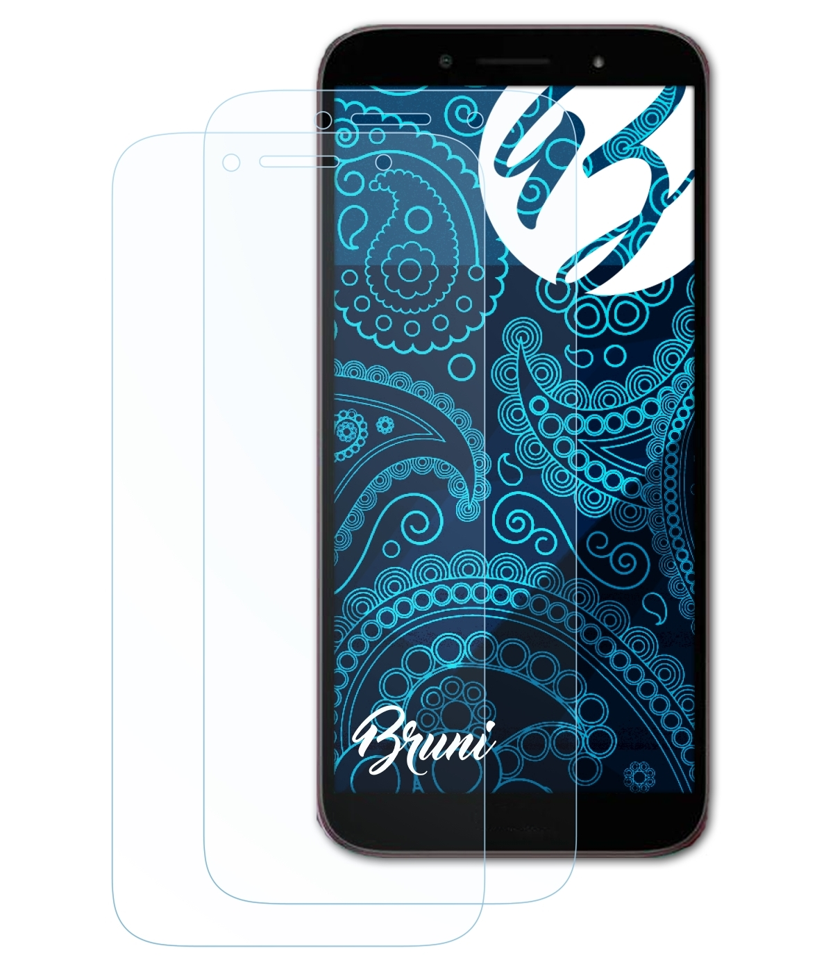 BRUNI 2x Basics-Clear Schutzfolie(für Nokia Plus) C1