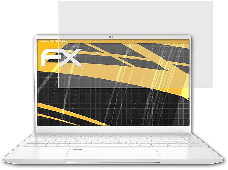 ATFOLIX 2x FX-Antireflex Displayschutz(für MSI Prestige 14 Evo)