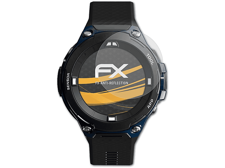 ATFOLIX 3x WSD-F20A-BPA) Casio FX-Antireflex Displayschutz(für