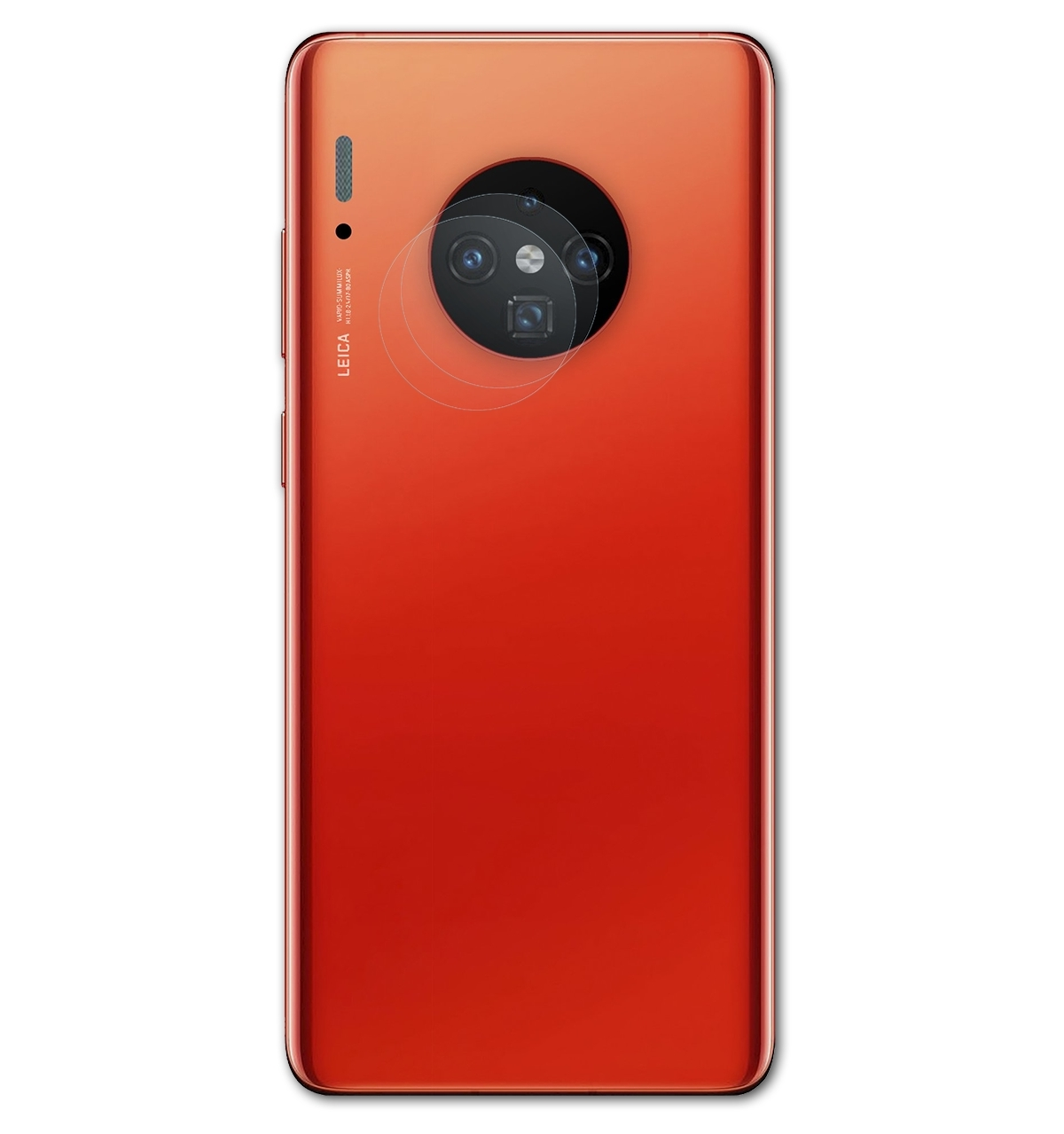 BRUNI 2x Basics-Clear Schutzfolie(für Huawei Mate 30 (Lens))