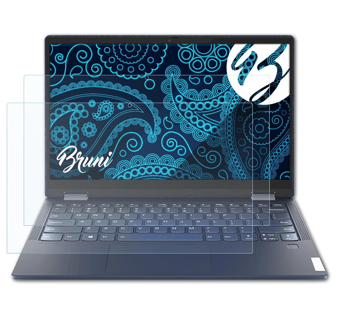 BRUNI 2x Basics-Clear Schutzfolie(für Lenovo 6) Yoga