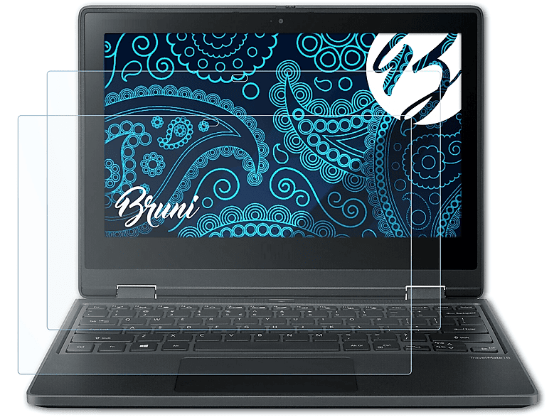 BRUNI Schutzfolie(für Acer 2x Basics-Clear TravelMate Spin B3)