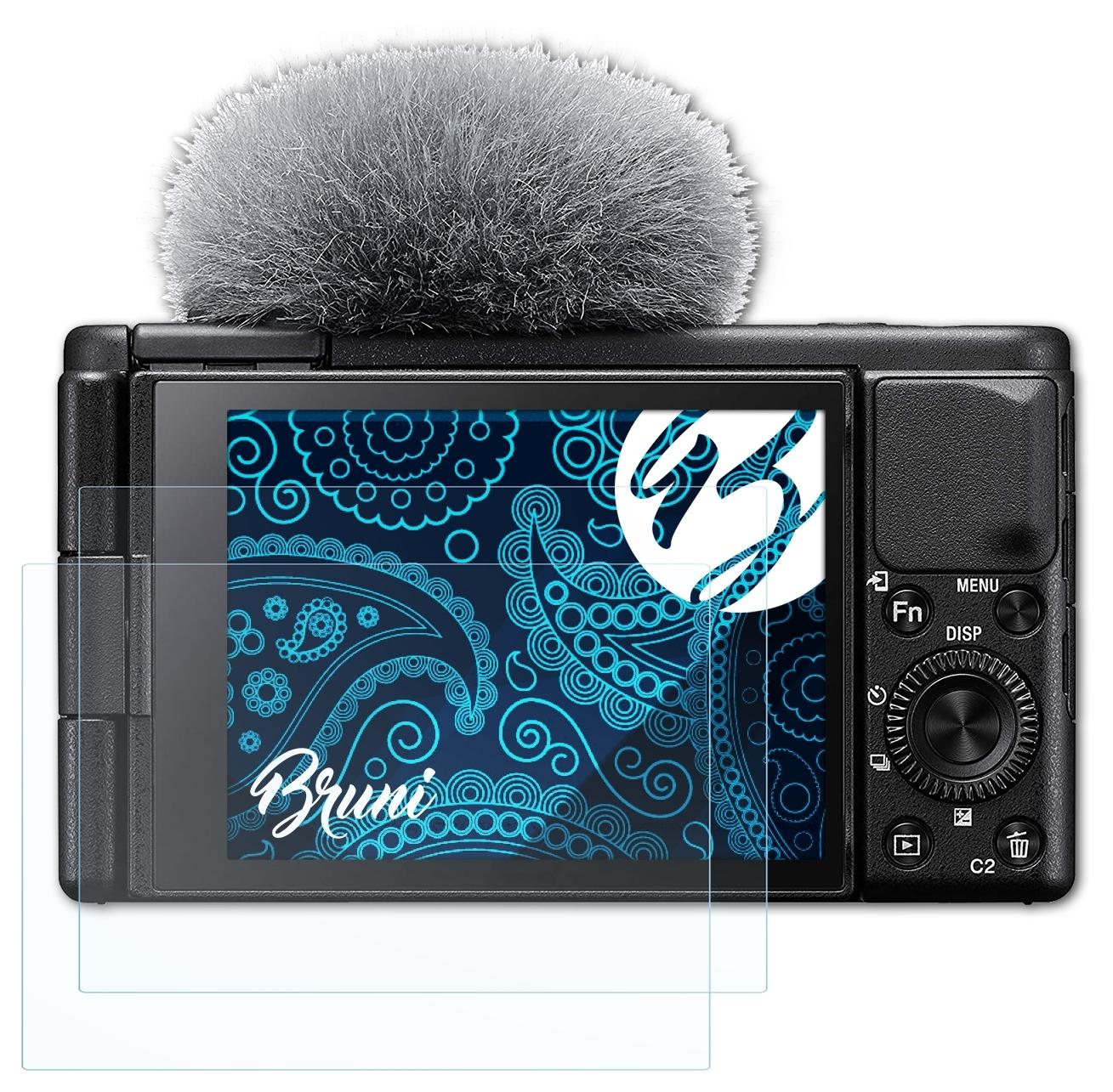 BRUNI 2x Basics-Clear Sony ZV-1) Schutzfolie(für