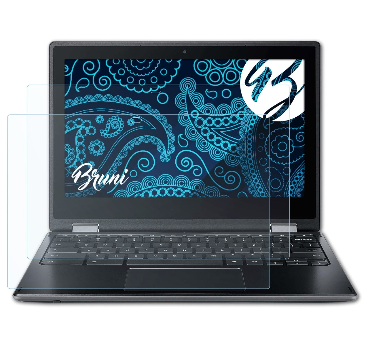 BRUNI 2x Basics-Clear Schutzfolie(für Acer 511) Chromebook Spin