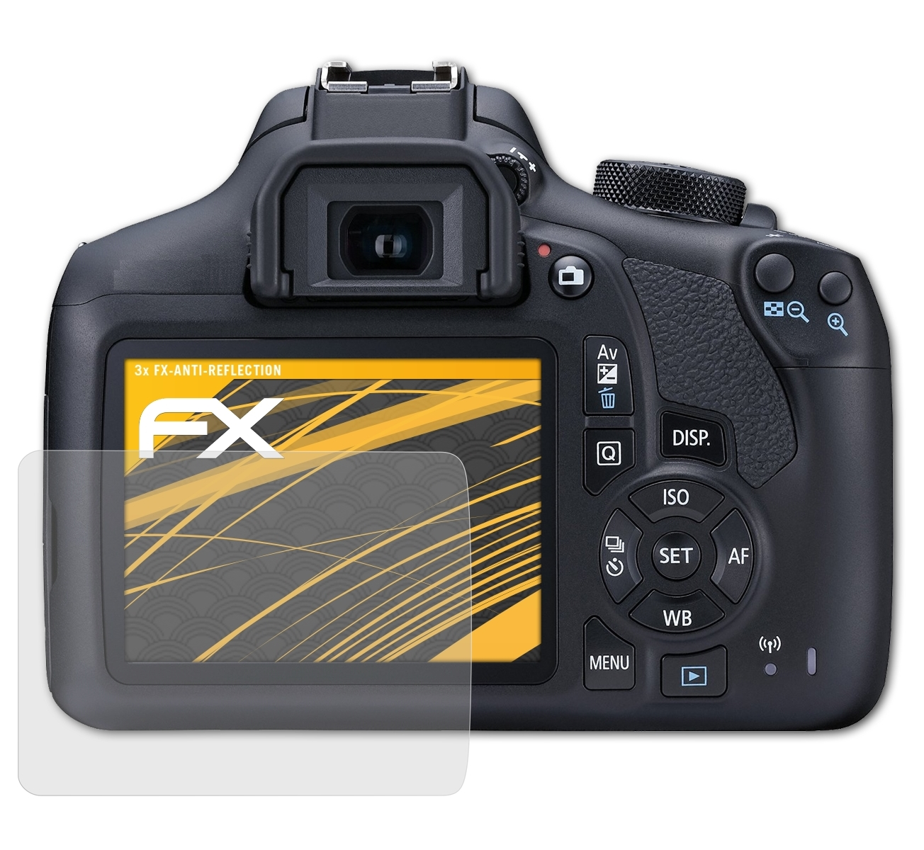ATFOLIX 3x FX-Antireflex Displayschutz(für EOS Canon 1300D)