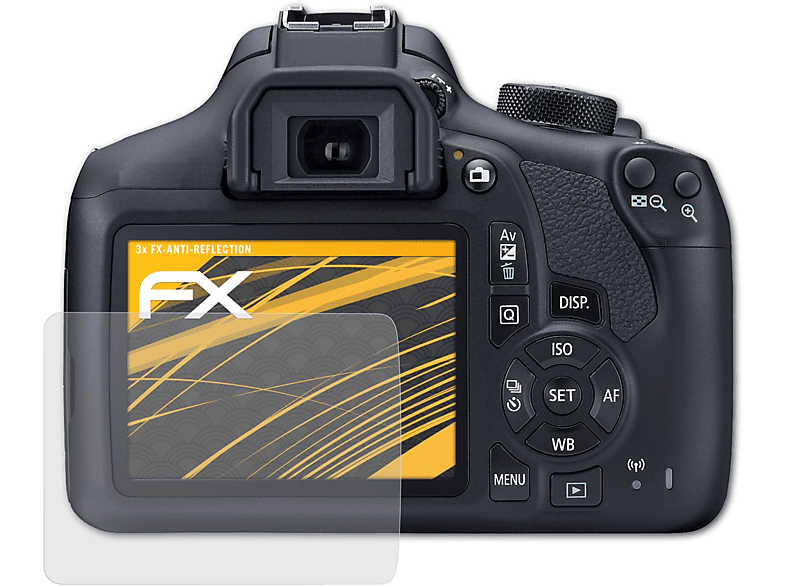 ATFOLIX 3x FX-Antireflex Displayschutz(für Canon EOS 1300D)