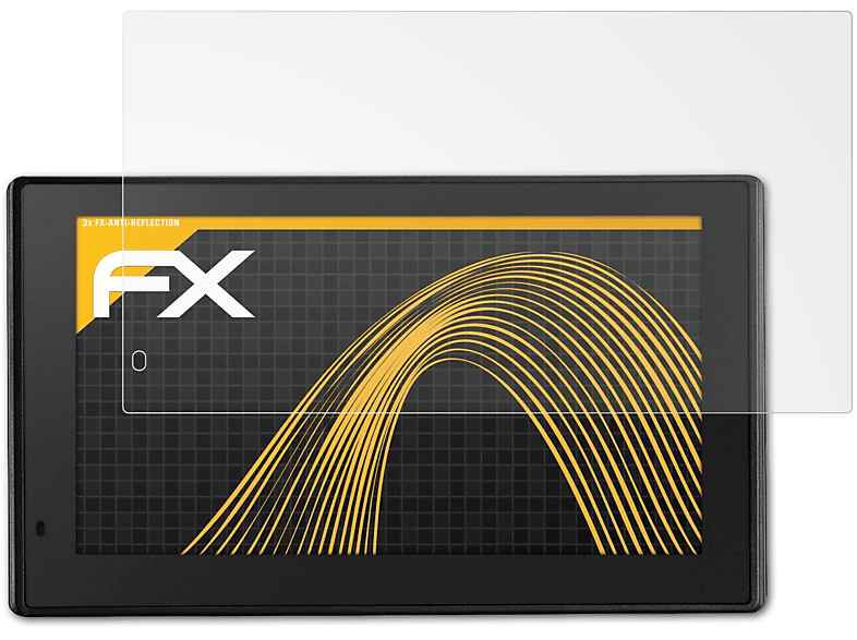 ATFOLIX 3x FX-Antireflex Displayschutz(für Garmin DriveSmart 60LMT-D)