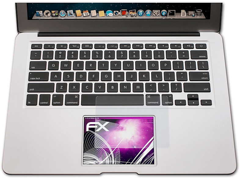 Trackpad) Schutzglas(für ATFOLIX Apple Air FX-Hybrid-Glass MacBook