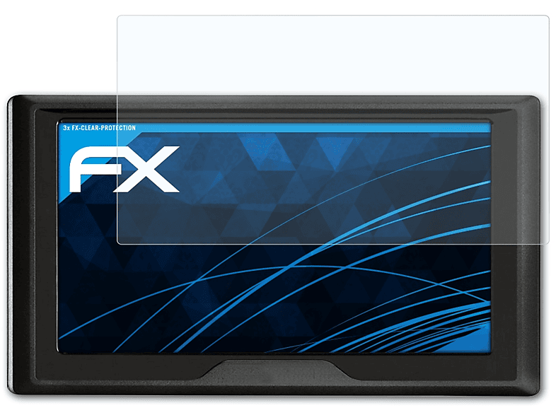 Displayschutz(für Garmin 3x FX-Clear 40LM) ATFOLIX Drive