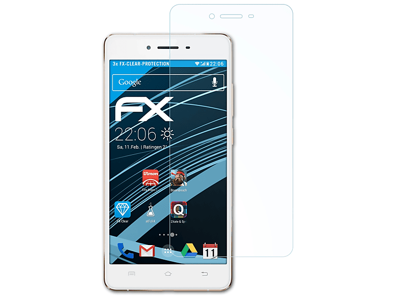 V3 FX-Clear Vivo ATFOLIX Displayschutz(für 3x Max)