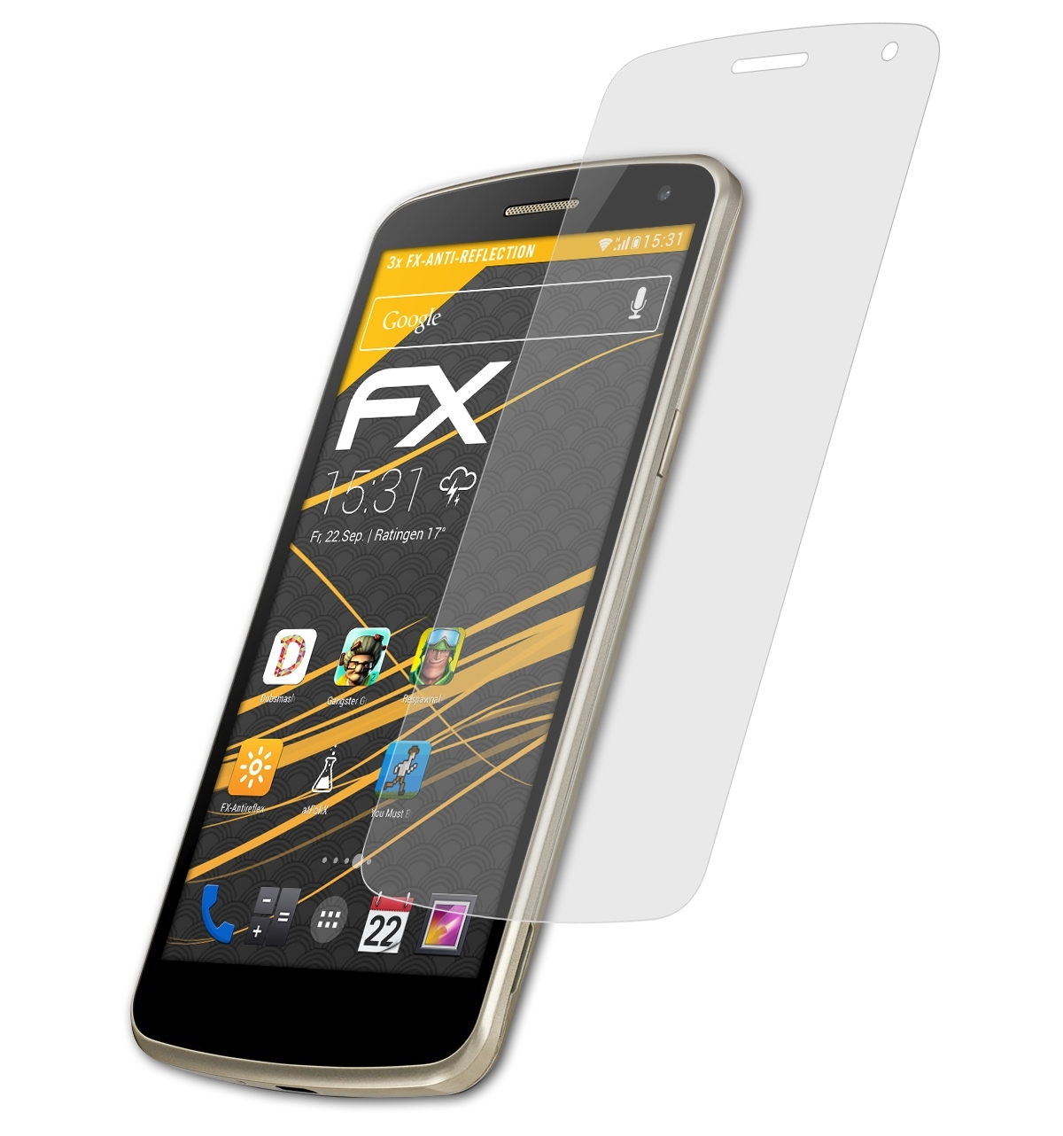 ATFOLIX LG 3x Displayschutz(für FX-Antireflex K5)