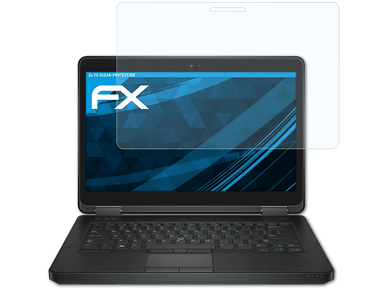 ATFOLIX 2x FX-Clear Displayschutz(für Dell Latitude 14 5000)