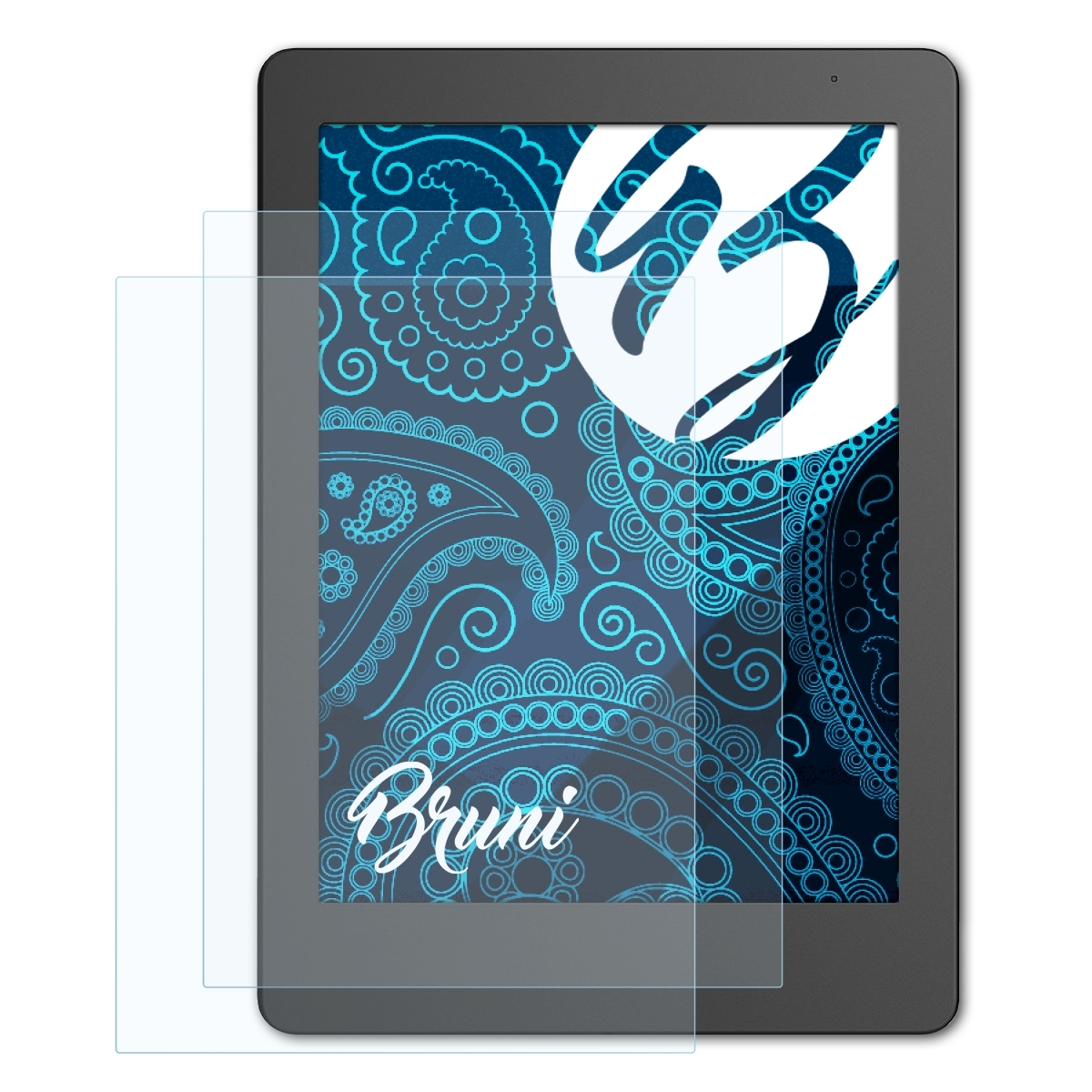 BRUNI Basics-Clear Kobo 2) Aura 2x Edition Schutzfolie(für