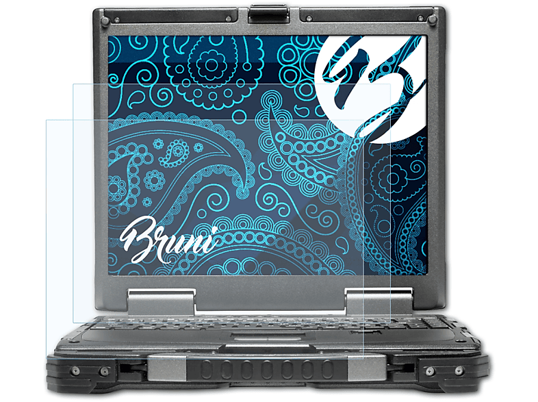 BRUNI 2x Basics-Clear Schutzfolie(für Getac B300)